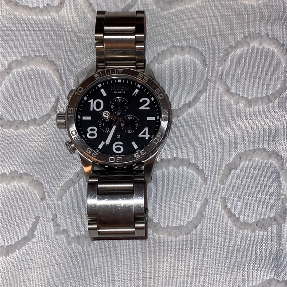 Nixon 51-30 stainless/black chrono 51mm - Picture 1 of 3